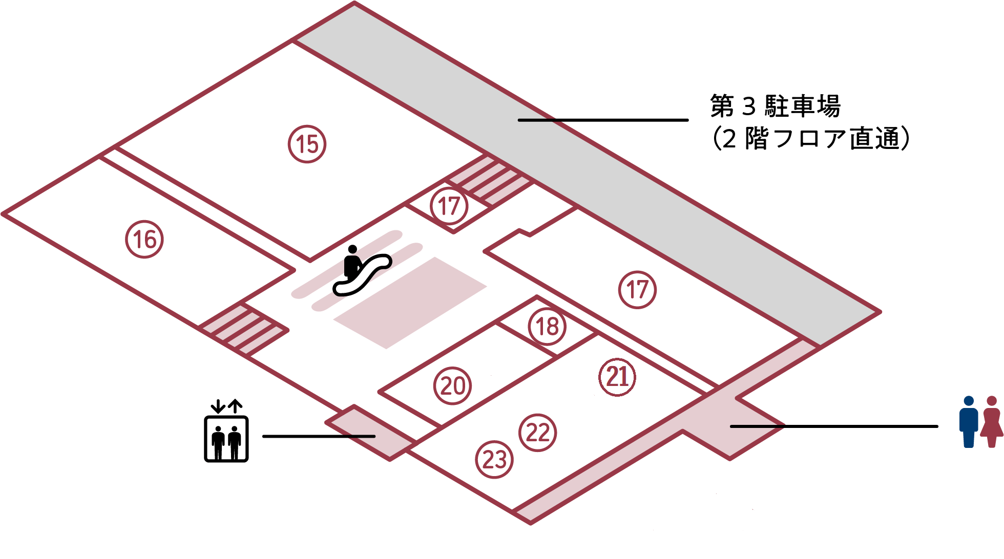 フロアマップ 2F