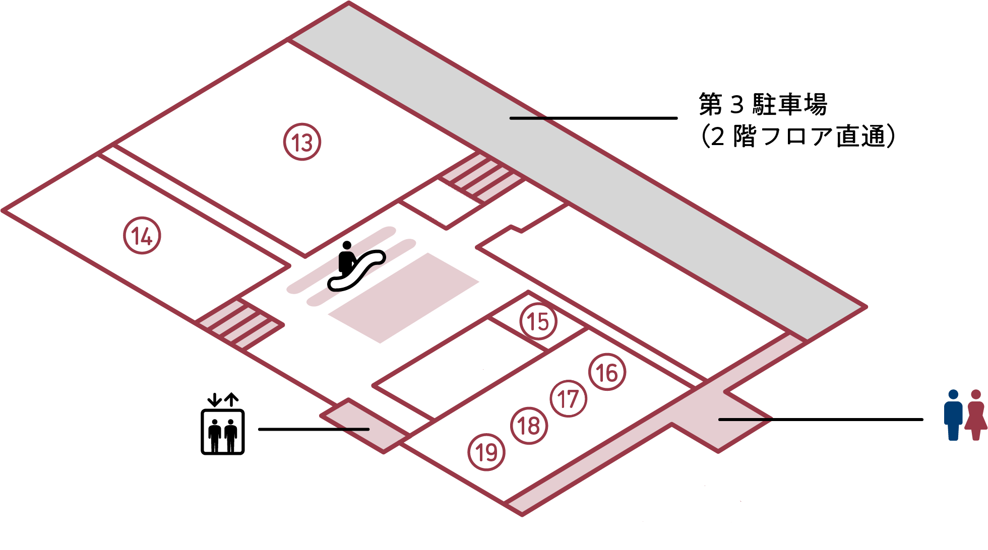 フロアマップ 2F
