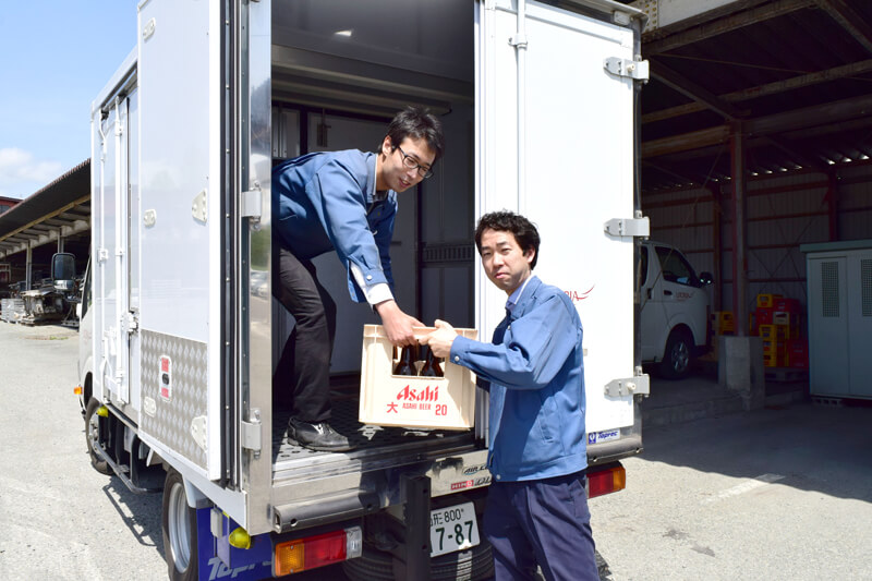 山形県内各地のお取引様に商品をお届けいたします。